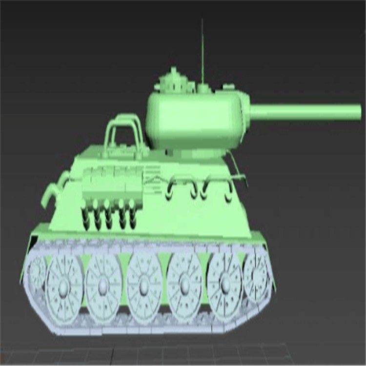 米东充气军用坦克模型